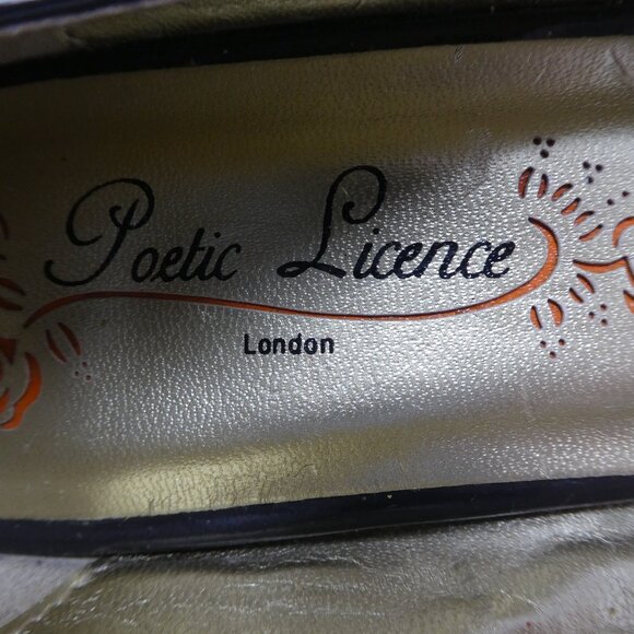 Poetic License Passion Brown Pink Fringe Patent Leather Pumps Heels Womens 10 - Picture 11 of 13